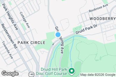 Map image of the property - 2308 Druid Park Dr
