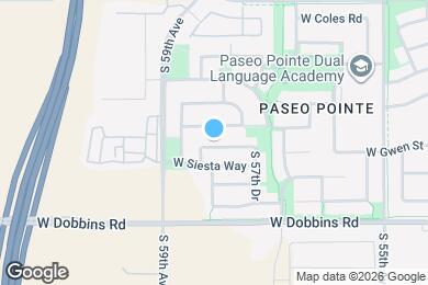 Map image of the property - 5816 W Gwen St