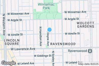 Map image of the property - 4901 N Hoyne Ave