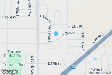 Map image of the property - 2316 S 84th E Ave
