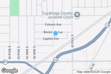 Map image of the property - 2483 E 89th St