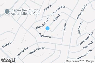 Map image of the property - 2830 Yuma Dr