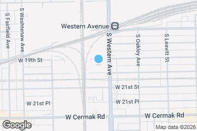 Map image of the property - 2419 W 19th St