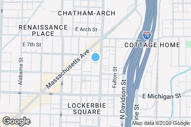 Map image of the property - 630 N College Ave