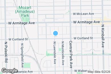 Map image of the property - 3658 W Cortland St