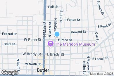 Map image of the property - 405 N McKean St