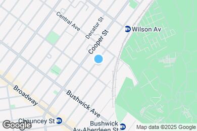 Map image of the property - 1BR 1BA Townhouse All Utilities Included On Tree Lined Bushwick/Ridgewood Border