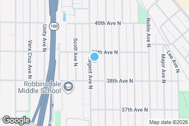 Map image of the property - 3838 Regent Ave N