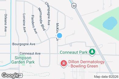 Map image of the property - 524 McKinley Dr