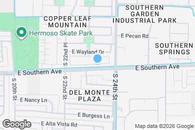 Map image of the property - 2337 E Huntington Dr