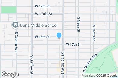 Map image of the property - 521 W 16th St