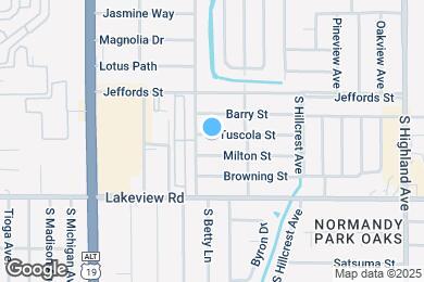 Map image of the property - 1309 Tuscola St