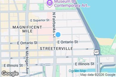 Map image of the property - 324 E Ontario St