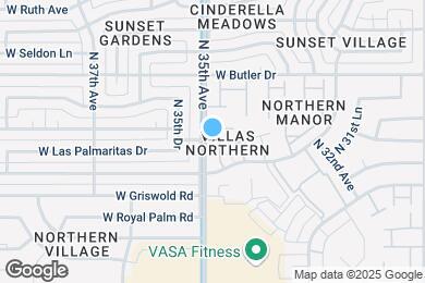 Map image of the property - 8236 N 34th Dr