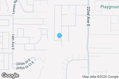 Map image of the property - 20302 19th Ave E