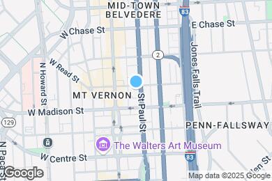 Map image of the property - 810 St Paul St