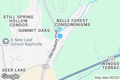 Map image of the property - 210 Old Hickory Blvd
