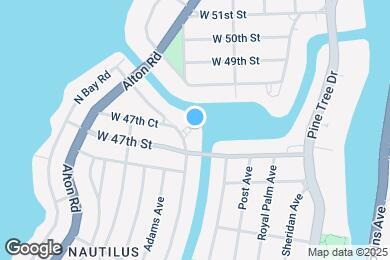 Map image of the property - 4701 Meridian Ave