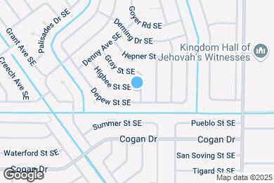 Map image of the property - 1499 Higbee St SE