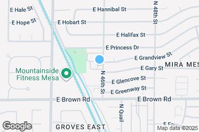 Map image of the property - 1321 N Quinn