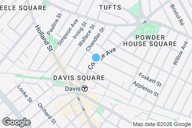 Map image of the property - 57 College Ave