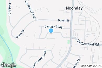 Map image of the property - 890 Highland Terrace NE
