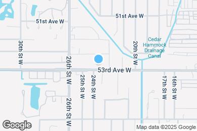Map image of the property - 2311 53rd Ave W