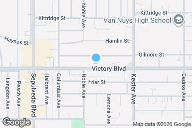 Map image of the property - 15037 Victory Blvd