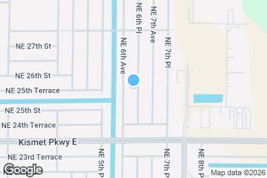 Map image of the property - 2518 NE 6th Pl