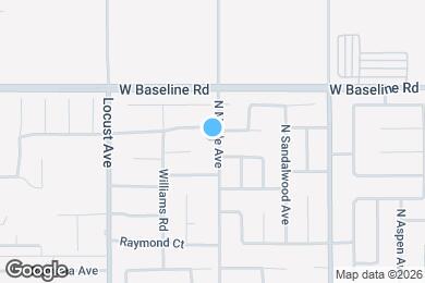 Map image of the property - 7398 N Maple Ave