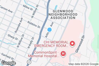 Map image of the property - 852 Arlington Ave