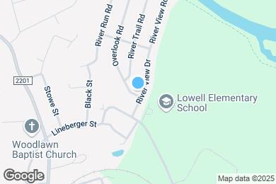Map image of the property - 515 River View Dr