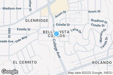 Map image of the property - 4431 College Ave