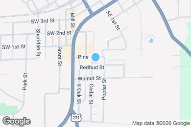 Map image of the property - 105 Cedar St