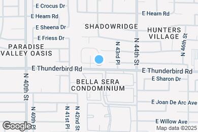 Map image of the property - 4245 E Ludlow Dr