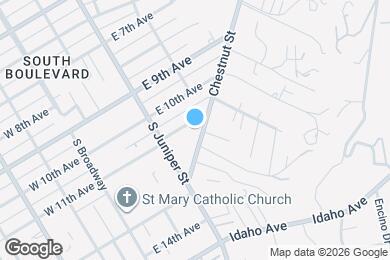 Map image of the property - 1101 Chestnut St