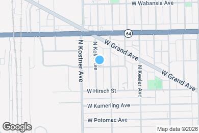 Map image of the property - 4322 W. Lemoyne