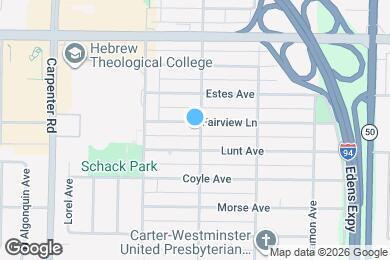 Map image of the property - 7018 Le Claire Ave