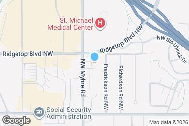 Map image of the property - 9910 Trident Ln NW