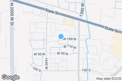 Map image of the property - 1517 W 190 N