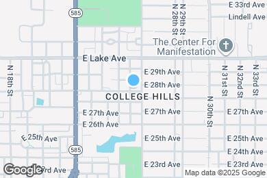 Map image of the property - 2506 E 28th Ave