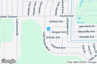 Map image of the property - 1207 Garland Ave