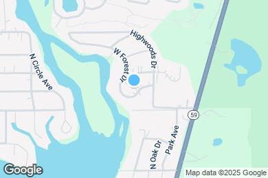 Map image of the property - 24882 W Forest Dr