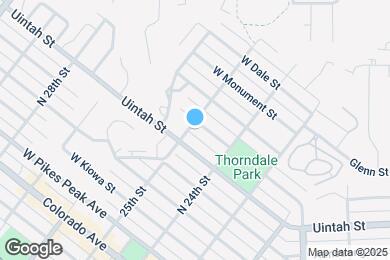 Map image of the property - 2429 W Saint Vrain St