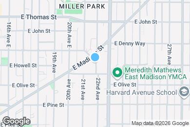 Map image of the property - 1717 22nd Ave