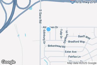 Map image of the property - 917 Periwinkle Dr