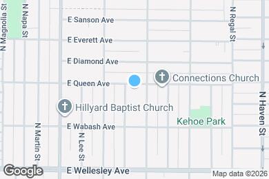 Map image of the property - 2410 E Queen Ave