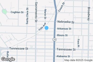 Map image of the property - 1716 Marin St