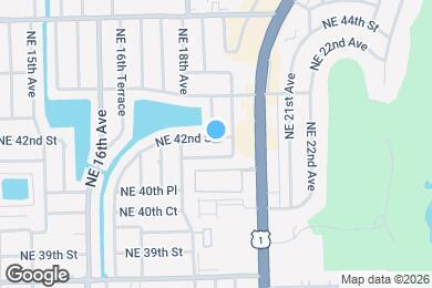 Map image of the property - 1900 NE 42nd St