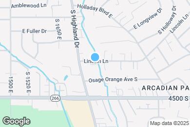 Map image of the property - 1786 E Lincoln Ln